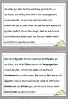 Vorschau - Fördermaterial/Inklusion - Ägyptische Götter Spezial: Fehlerteufel Lesekarten Großschreibung - Seite 3
