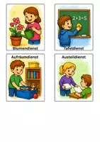 Vorschau - Bildkarten - Klassendienste - Seite 1