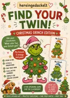 Vorschau - Spiele - Find Your Twin! - Christmas Grinch Edition - Deckblatt