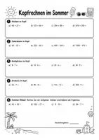 Vorschau - Arbeitsblätter - Sachaufgaben Mathe Klasse 5/6 Wiederholungsheft - Seite 1