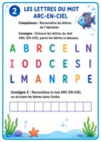 Aperçu - Feuilles d'exercices - 🐠🌈 EXPLOITATION D’ALBUM – ARC-EN-CIEL | MS - Page 1