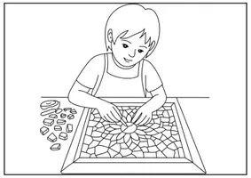 Vorschau - Mal- und Bastelvorlagen - Kunst Ausmalbilder für Kinder Kunst & Malvorlagen Klasse 1 bis 4 Grundschule - Seite 2