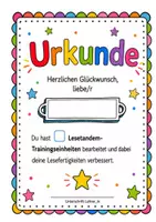 Vorschau - Arbeitsblätter - Urkunden für das Lesetandem - Seite 3