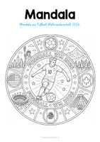 Vorschau - Mal- und Bastelvorlagen - Fußball WM 2026: 10 Mandalas - Seite 2