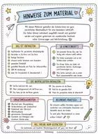 Vorschau - Arbeitsblätter - Abschiedsgruß für Lehrperson - Abschiedsgeschenk Erinnerungsbuch - Seite 1