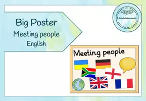 Vorschau - Arbeitsblätter - Materialpaket "Meeting people" (Englisch) - Seite 1