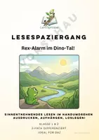 Vorschau - Arbeitsblätter - Lesespaziergang: Rex-Alarm im Dino-Tal! - Seite 1