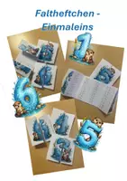 Vorschau - Arbeitsblätter - Blitzaufgaben Falthefte kleines Einmaleins - Otterdesign - Deckblatt