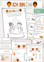 Vorschau - Arbeitsblätter - Heft - Ich stelle mich vor und sage was ich brauche - DaZ - Deckblatt