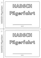 Vorschau - Arbeitsblätter - Hadsch/Pilgerfahrt - Infotexte und Aufgaben - Seite 1