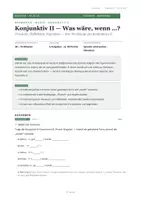 Vorschau - Stundenentwürfe - Verbformen Deutsch üben – Zeitformen, Aktiv und Passiv, Konjunktiv I & Konjunktiv II - Seite 2