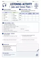 Vorschau - Arbeitsblätter - ListeningWorksheetJobs - Seite 1