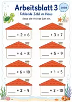 Vorschau - Arbeitsblätter - Rechenhäuser bis 10 Klasse 1 | Mathematik | 5 Arbeitsblätter als PDF - Seite 3