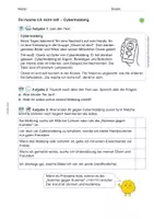 Vorschau - Arbeitsblätter - Arbeitsblatt: Cybermobbing - Seite 1