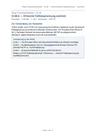 Vorschau - Stundenentwürfe - Unterrichtsentwurf Ethische Fallbesprechung Pflegeausbildung G-08 - Deckblatt
