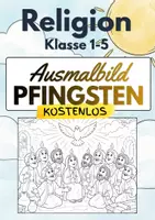 Vorschau - Mal- und Bastelvorlagen - Pfingsten ⏐ Kostenloses Ausmalbild ⏐ Förderschule, Grundschule & Sekundarstufe I ⏐ Klasse 1-5 - Deckblatt