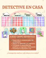 Vista previa - Juegos / Gamificación - Desarrollar la comprensión del vocabulario Mejora la atención y la memoria - Portada