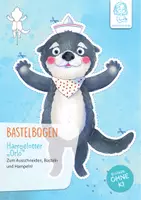 Vorschau - Mal- und Bastelvorlagen - Bastelbogen: Hampelotter "Orlo" - Deckblatt