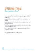Vorschau - Mal- und Bastelvorlagen - Bastelbogen: Hampelotter "Orlo" - Seite 1
