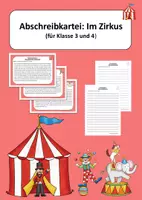 Vorschau - Stundenentwürfe - Materialpaket: Zirkus (Schreibanlass, differenzierte Lesespurgeschichte, Abschreibkartei) - Seite 1