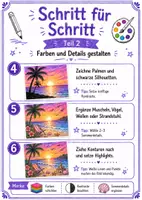 Vorschau - Stundenentwürfe - Kunst: Sommerliche Strandlandschaft - Seite 3