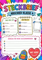 Vorschau - Arbeitsblätter - Abschied Klasse 4 – Steckbrief & Wünsche | - Deckblatt