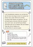 Vorschau - Arbeitsblätter - Leseverständnis Klasse 3-4: Escape Room Lesetür - Seite 1