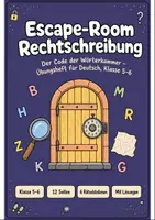 Vorschau - Arbeitsblätter - Escape-Room Rechtschreibung: Der Code der Wörterkammer – Deutsch Klasse 5/6 - Deckblatt