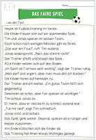 Vorschau - Arbeitsblätter - Fußball Lesetexte Klasse 2–3 | Geschichte & Sachtext mit differenzierten Aufgaben und Lösungen - Seite 2