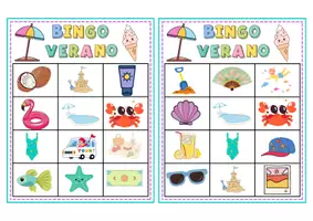 Vista previa - Juegos / Gamificación - BINGO VERANO (FINAL DE CURSO) - página 1