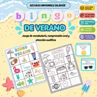Vista previa - Juegos / Gamificación - BINGO VERANO (FINAL DE CURSO) - Portada