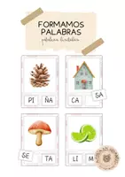 Vista previa - Refuerzo / NEE / Materiales de apoyo - Formamos palabras - Palabras bisílabas - Portada