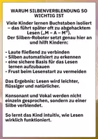 Vorschau - Spiele - Lesen lernen mit Silben – Silben Roboter zum Verblenden von Lauten | Buchstaben & Silben spielerisch üben - Seite 3