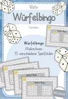 Vorschau - Spiele - Würfelbingo Einmaleins - Malrechnen - 1x1 - Deckblatt