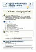 Vorschau - Arbeitsblätter - Lügengeschichten untersuchen & selbst schreiben (Baron Münchhausen: Der nackte Fuchs und die Wildschweine) Kreatives Schreibtraining mit Lösungen | Deutsch Klasse 5/6 - Seite 3