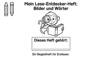 Vorschau - Arbeitsblätter - Bilder und Wörter zuordnen - Klasse 1 - Seite 1