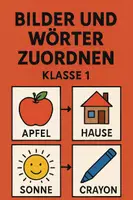 Vorschau - Arbeitsblätter - Bilder und Wörter zuordnen - Klasse 1 - Deckblatt