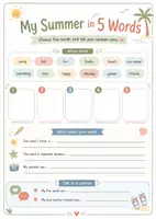 Vorschau - Arbeitsblätter - Summer Reflection – Back to School, Speaking & Writing Activities für Englisch - Seite 3