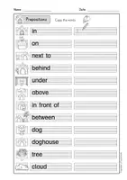 Vorschau - Arbeitsblätter - Englisch - Prepositions - Präpositionen - Arbeitsblätter - Lerntheke - Seite 3
