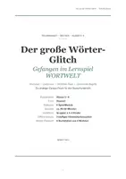 Vorschau - Stundenentwürfe - Der große Wörter-Glitch – Grammatik-Escape-Room zu Wortarten, Zeitformen und wörtlicher Rede Klasse 5/6 - Seite 1