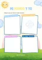 Vista previa - Hojas de trabajo - Mi libro de recuerdos para infantil y primaria - página 2