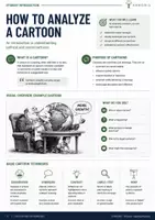 Vorschau - Arbeitsblätter - Political Cartoon Analysis | Englisch Oberstufe B2 + C1 - Seite 1