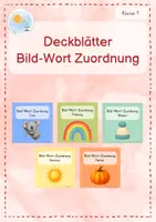 Vorschau - Spiele - Bild Wort Zuordnung: Deckblätter (alle Themen I wachsend) - Deckblatt