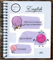 Vorschau - Präsentationen/Tafelbilder - Beobachtungskarten Präsentationen Englisch - Deckblatt