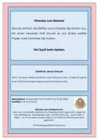 Vorschau - Spiele - Lesespiel / reading game - On Holiday - Englisch - Seite 1