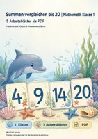 Vorschau - Arbeitsblätter - Rechenwege, Ergebnisse und Geometrie Klasse 1 | Materialpaket | 20 PDFs mit 100 Arbeitsblättern - Seite 1