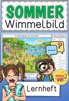 Vorschau - Arbeitsblätter - DaZ / SOMMER / Wimmelbild - Deckblatt