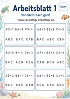 Vorschau - Arbeitsblätter - Aufgaben nach Ergebnis ordnen bis 20 | Mathematik Klasse 1 | 5 Arbeitsblätter als PDF - Seite 1