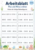 Vorschau - Arbeitsblätter - Aufgaben nach Ergebnis ordnen bis 20 | Mathematik Klasse 1 | 5 Arbeitsblätter als PDF - Seite 3