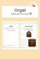 Vorschau - Stundenentwürfe - Materialpaket: Orgel - Seite 1